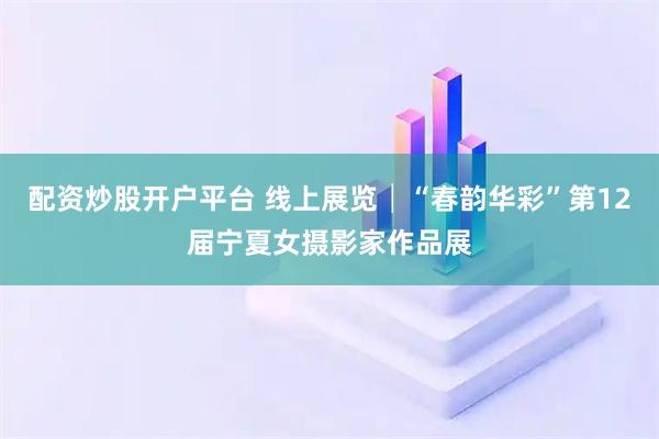 配资炒股开户平台 线上展览│“春韵华彩”第12届宁夏女摄影家作品展